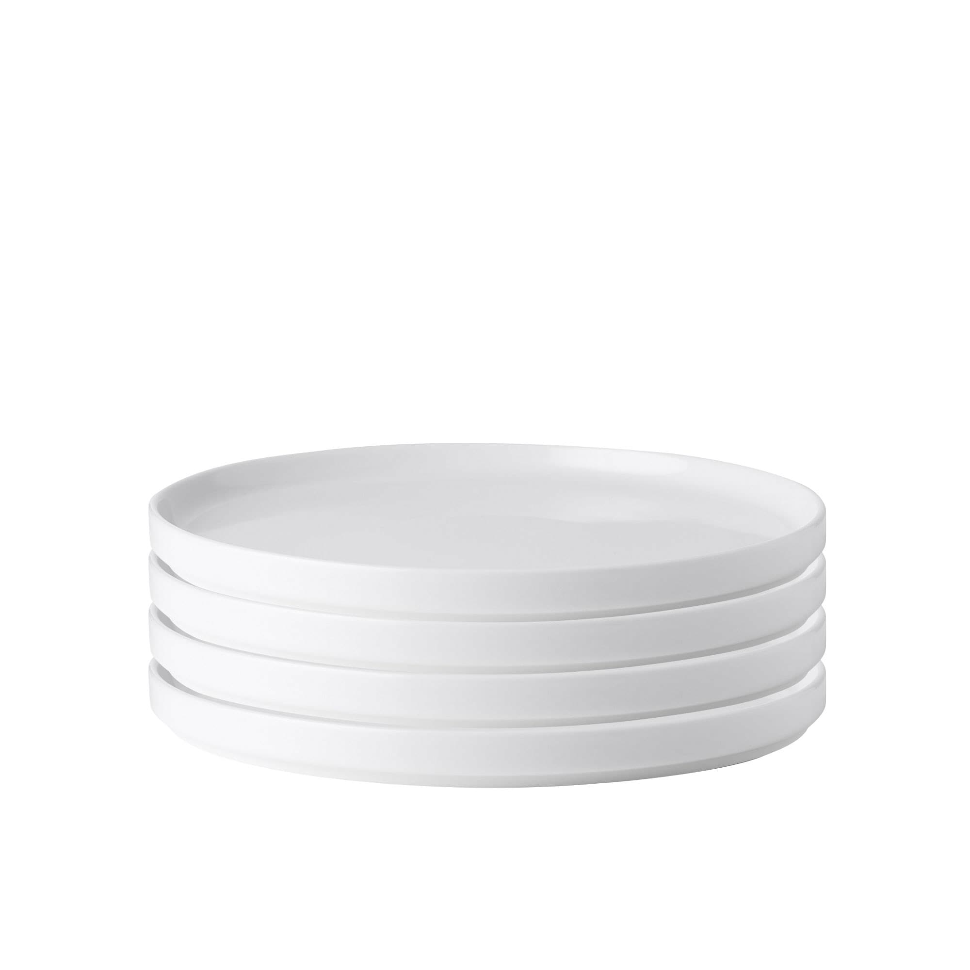 Noritake Stax White Dinner Plate 24.5cm Set of 4 | Kitchen Warehouse